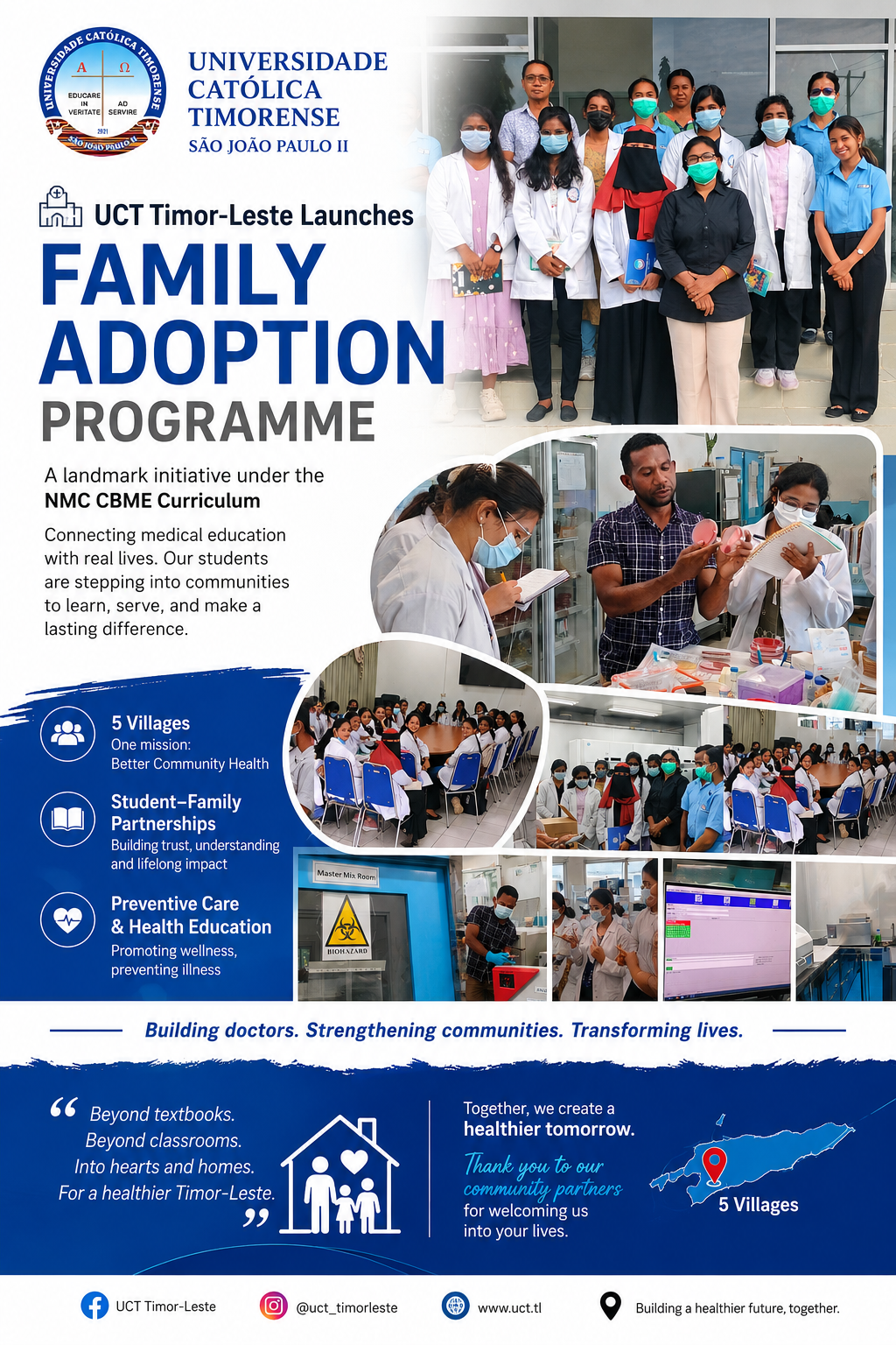 UCT Family Adoption Programme poster