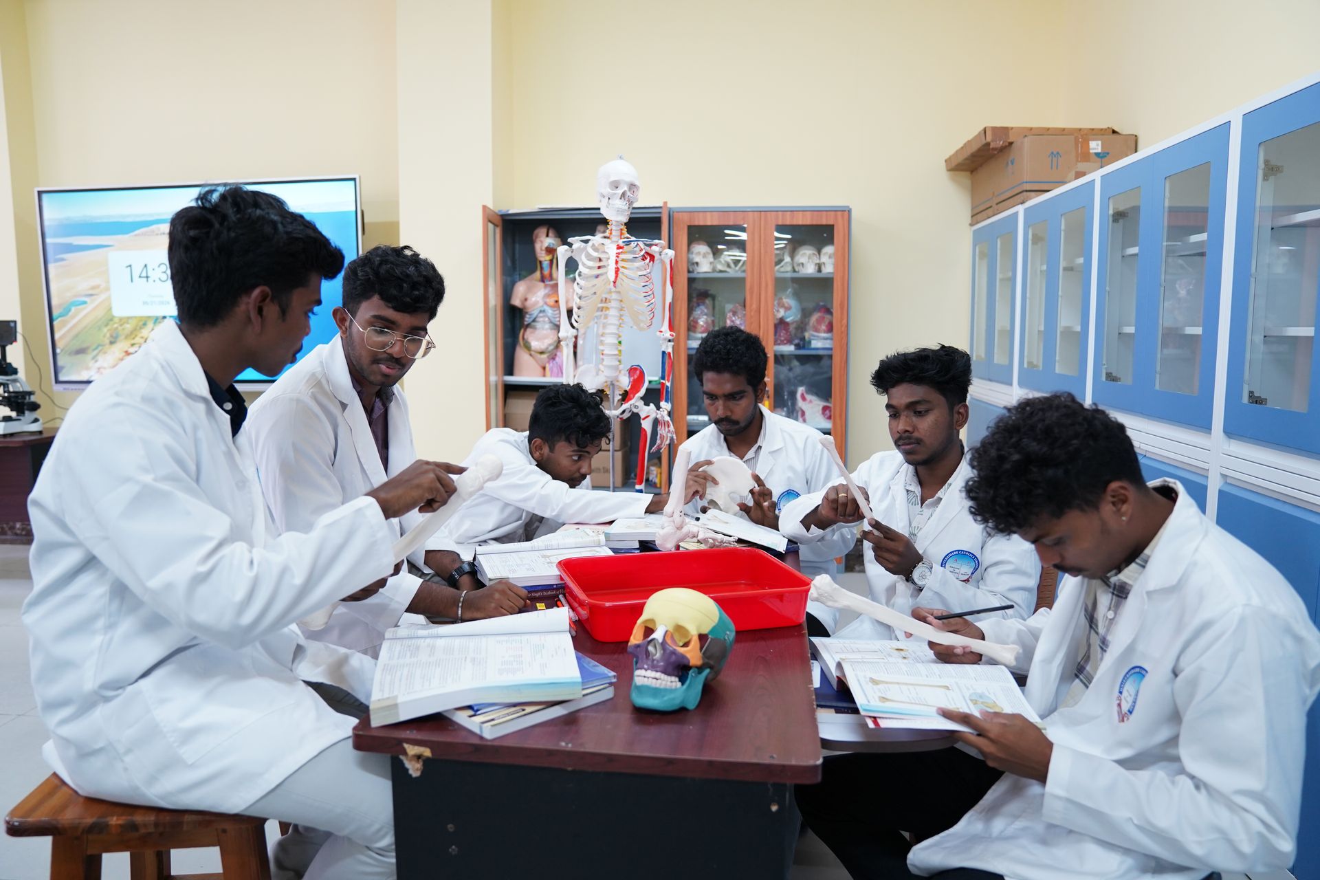 Students in the laboratory at UCT