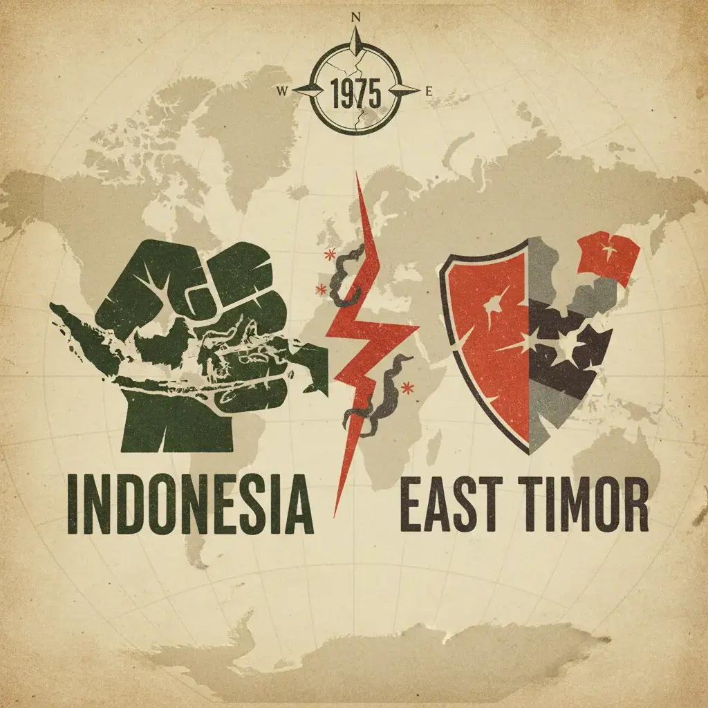 Indonesia invades the territory TImor leste