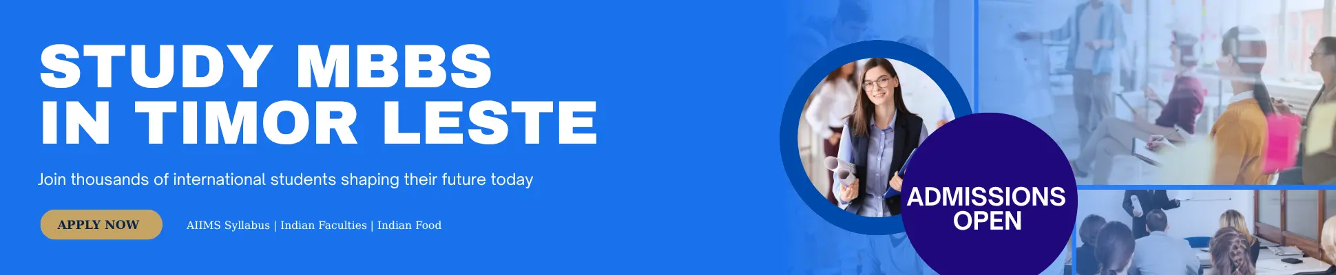 Study MBBS in Timor Leste - Ad Banner